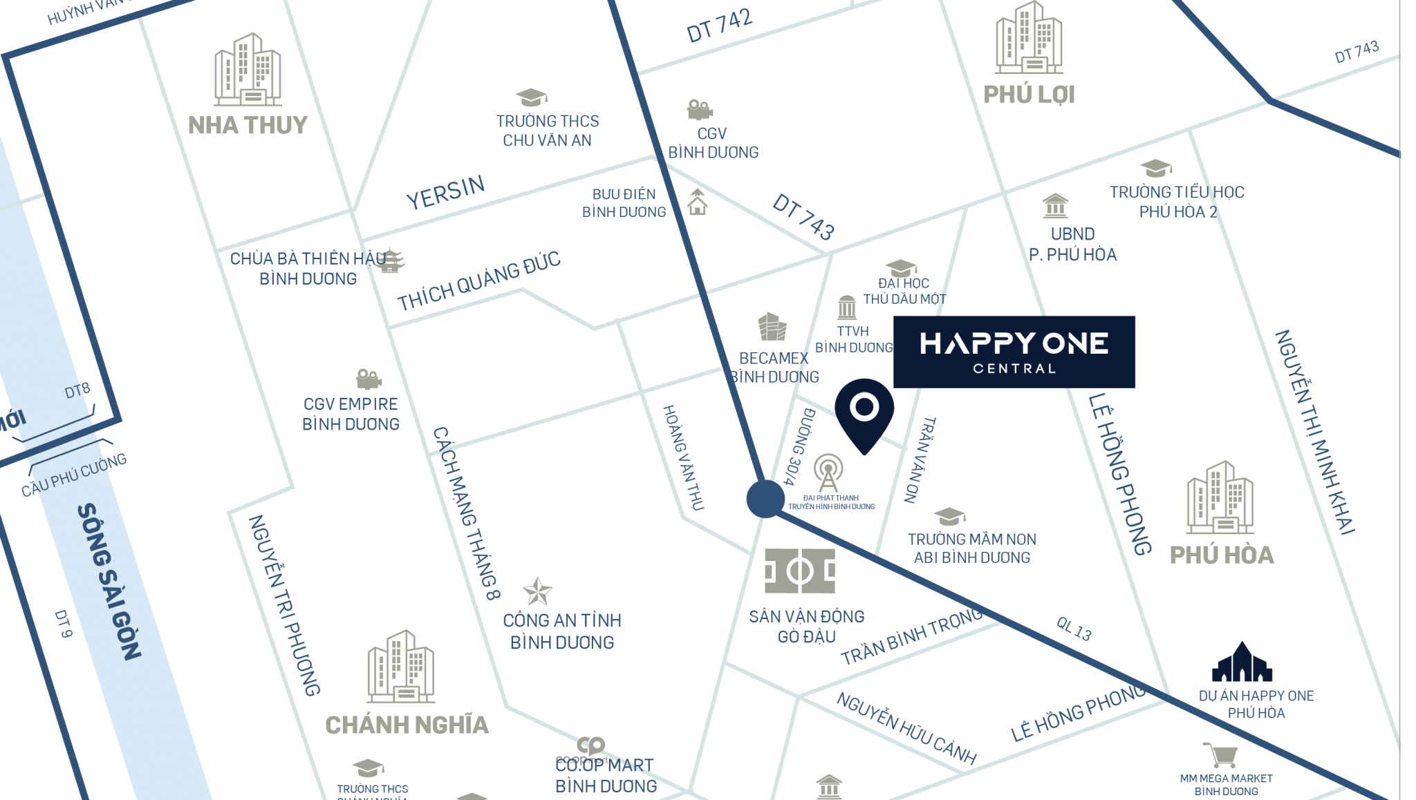 vi tri du an happy one central
