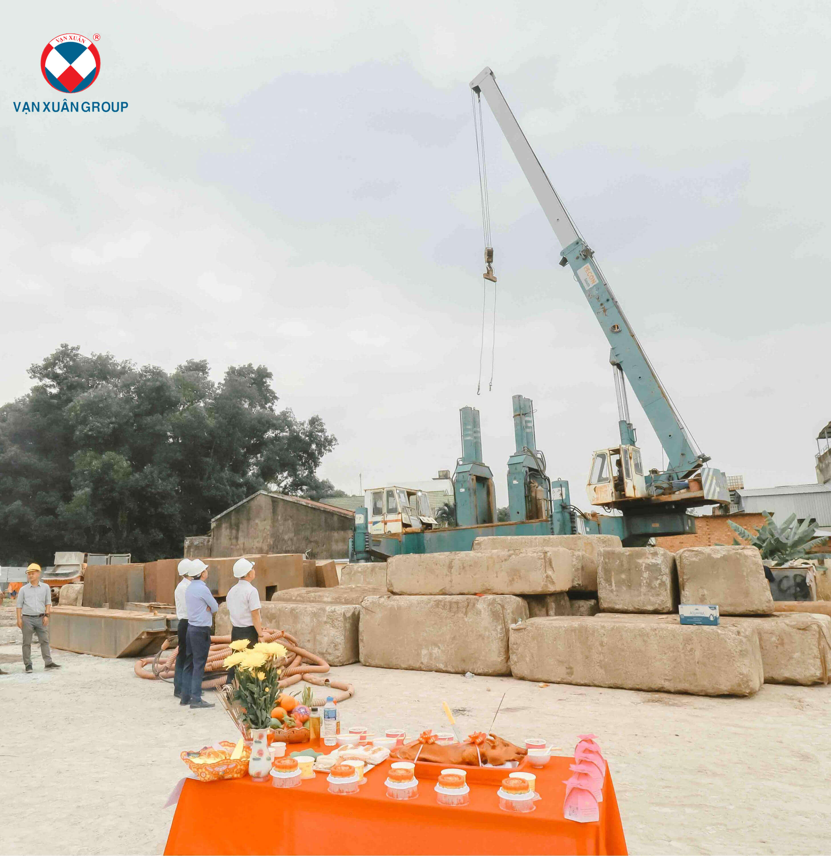 Cúng động thổ happy one oriana linh xuân