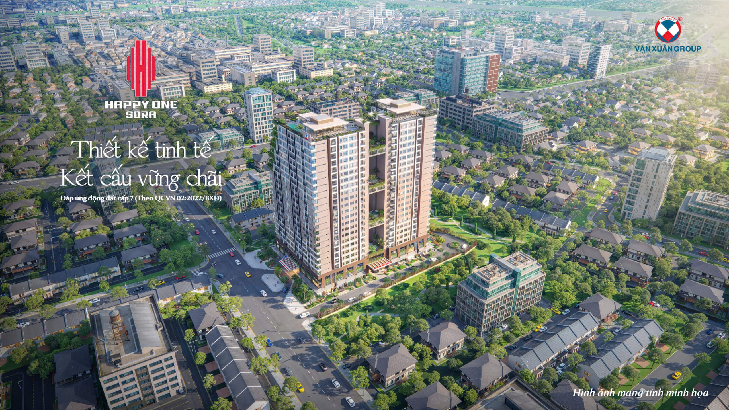 Thiết kế căn hộ happy one sora linh xuân Thủ Đức